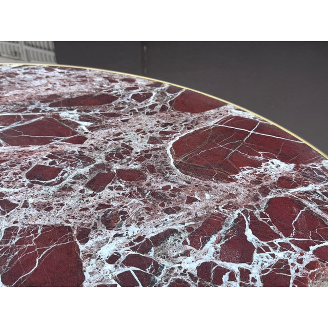 Baxter “Selene” Dining Table by Hagit Pincovici, Brass & Marble, Italian Modern For Sale - Image 13 of 18