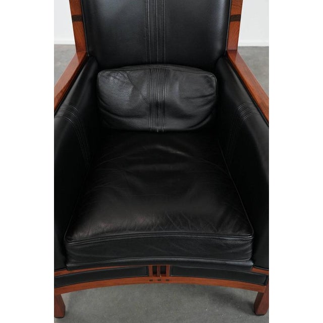 Art Deco Black Decoforma Series Armchair from Schuitema For Sale - Image 6 of 18