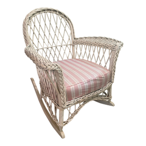 Late 19th Century Heywood-Wakefield Wicker Rocking Chair