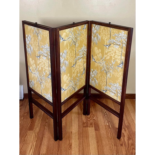 Antique 3Panel Low Dressing Screen Room Divider Chairish