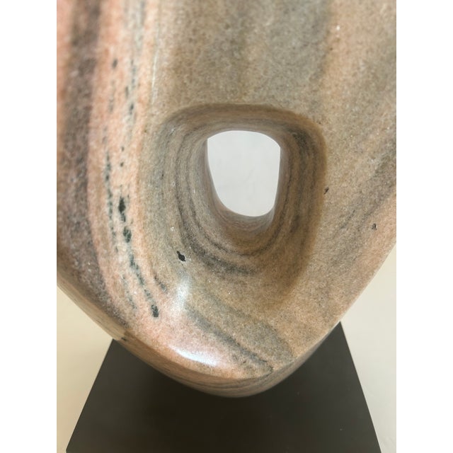 2010s Abstract Marble Tabletop Sculpture For Sale - Image 5 of 11