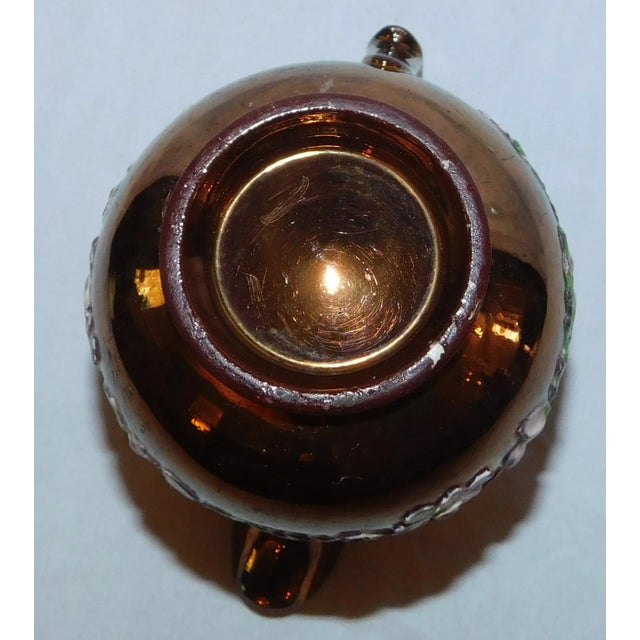 Antique English Copper Lustre Creamer For Sale In Philadelphia - Image 6 of 8