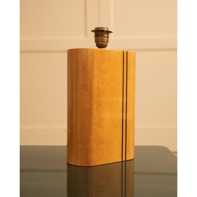 Paper Parchment Table Lamp, Italy, 1970s For Sale - Image 7 of 7