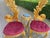 1980s Italian Rococo Gold Beech Velvet Side Chairs 2pc- Pair For Sale - Image 9 of 18