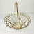 1950s Vintage French Art Nouveau Boho Chic Small Wire Jardiniere Basket Planter. For Sale - Image 9 of 12