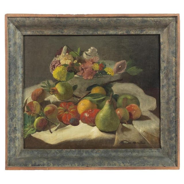 Francisco José De Resende, Still Life, 19th Century, Oil on Canvas For Sale - Image 6 of 6