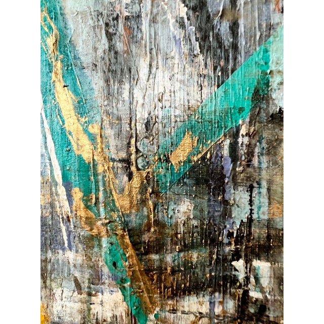 Bianca Prettau, Stocznie, 2024, High Density Glaze on Linen Canvas For Sale - Image 6 of 9