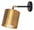 Scandinavian Black Brass Svep Wall Lamp by Kunsthandel For Sale