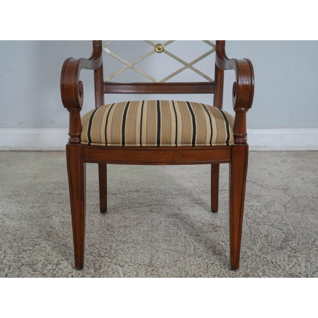 Set of 6 Hekman Regency Style Dining Room Chairs For Sale In Philadelphia - Image 6 of 12