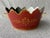Vintage Maroon Gold Hand Painted French Tole Cachepot For Sale - Image 10 of 13