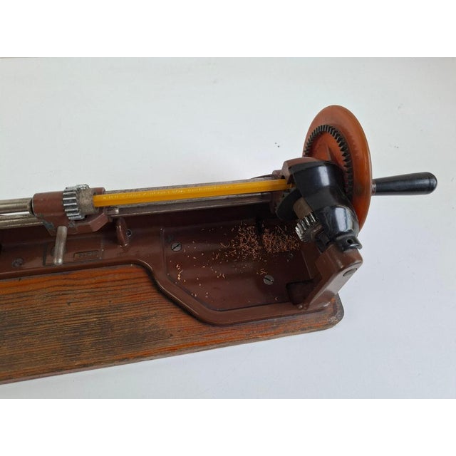 1940s Mid-Century Mechanical Pencil Sharpener from Sellier & Bellot, Former Czechoslovakia, 1940 For Sale - Image 5 of 13