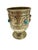 Vintage Alpaca Silver Spanish Goblet Cup With Turquoise Color Cabochon Stone Accents For Sale - Image 4 of 16