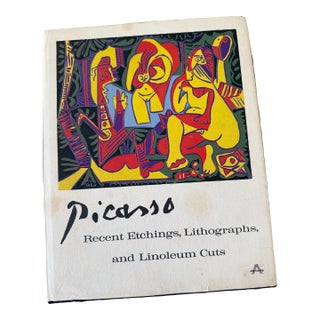 First Edition 1960s Hardcover "Picasso: Recent Etchings, Lithographs, and Linoleum Cuts" Book For Sale