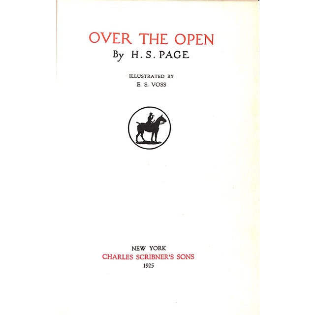 Traditional "Over the Open" 1925 Page, H.S. For Sale - Image 3 of 8