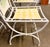 Metal Duck Motif Hand Painted Chairs Set/4 For Sale - Image 7 of 12