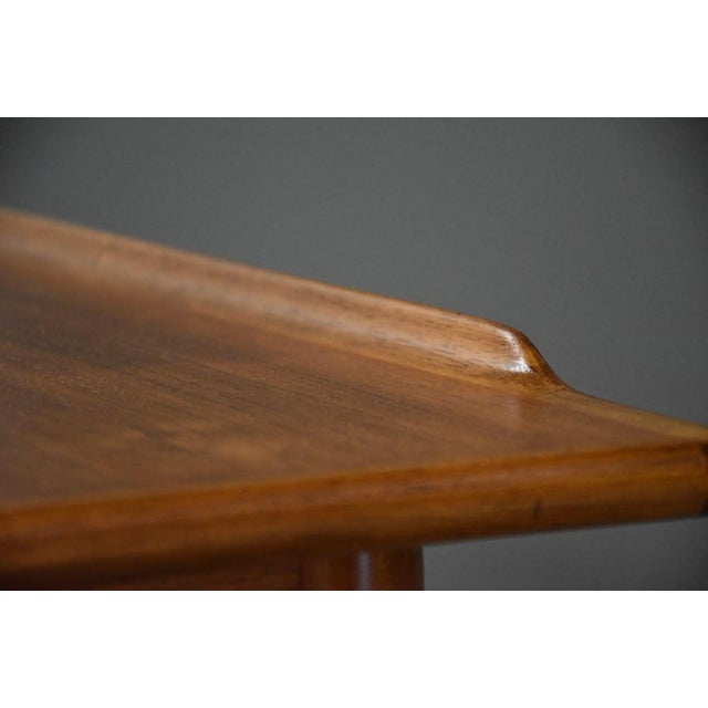 1960s Refinished Modern Walnut Floating Desk by Goran Strand for Lelangs Møbelfabrik For Sale - Image 12 of 12