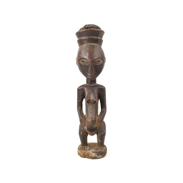 Early 20th Century Luba Miniature Female Figure 13 Inch For Sale - Image 4 of 8