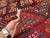 Antique Beshir Hand-Knotted Wool Rug - 8'8" X 6'3" For Sale - Image 15 of 16