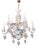Large Vintage Porcelain Chandelier, Dresden For Sale