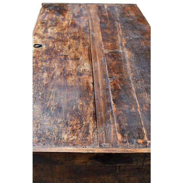 Early 19th Century Mongolian Chest With Foo Dogs Hand Painted All Original For Sale - Image 11 of 16