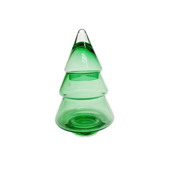 Polish Candyer from Tarnowiec Glasswork, Poland, 1950s For Sale - Image 6 of 9