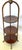 Traditional Early 20th Century Mahogany With Marquetry Trim 3-Tier Dessert Stand Dumb Waiter For Sale - Image 3 of 12