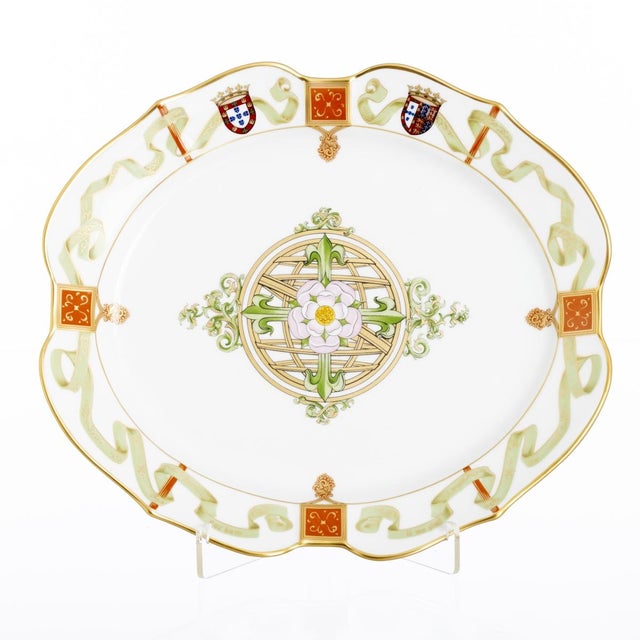 Porcelain Cut-Out Serving Dish from Vista Alegre For Sale - Image 3 of 3