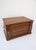 1960s Antique French Oak Cutlery Case for 12 Pieces with 4 Drawers and Lock, 1960s For Sale - Image 5 of 10
