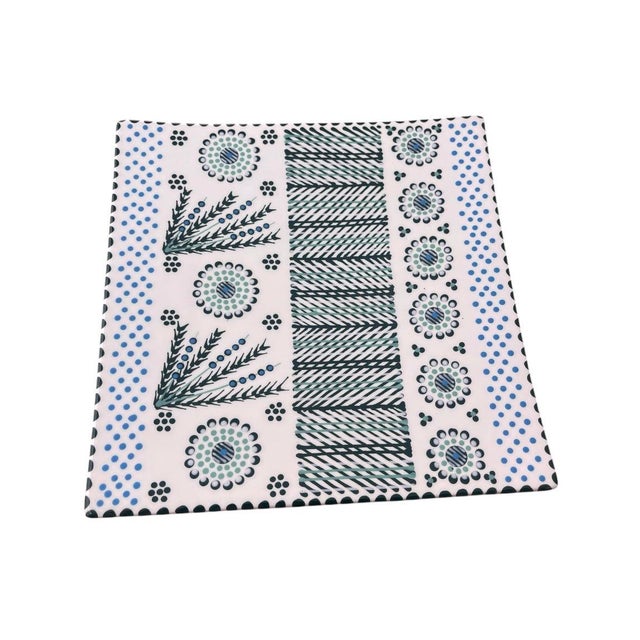 Introduce a touch of striking global artistry to your home decor or table setting with this exceptional vintage ceramic...