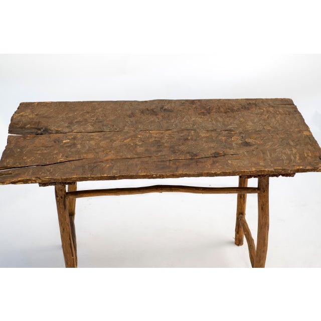 18th Century Riven- Cut Rustic Table For Sale - Image 11 of 12