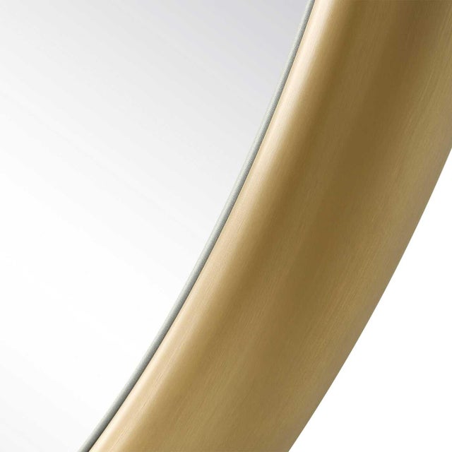 2020s Atkinson Modern Brass Round Mirror For Sale - Image 5 of 6