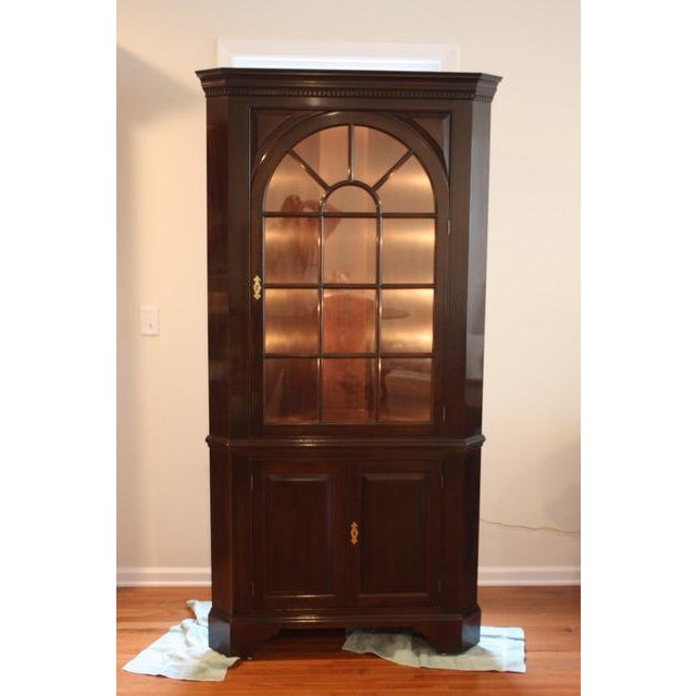 Stickley Mahogany Corner China Chairish