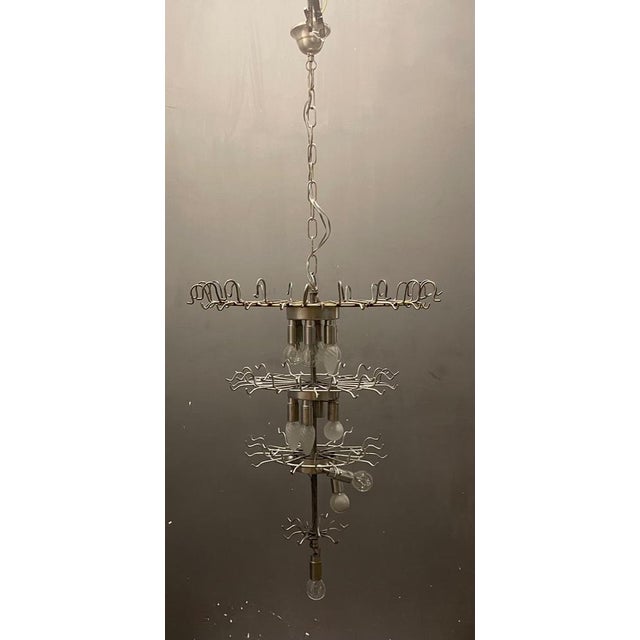 Large Murano Glass Chandelier by Paolo Venini, 1970s For Sale - Image 7 of 18