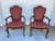 1990s Set of 2 Century Furniture French Provincial Mahogany Captains Chairs For Sale - Image 13 of 13