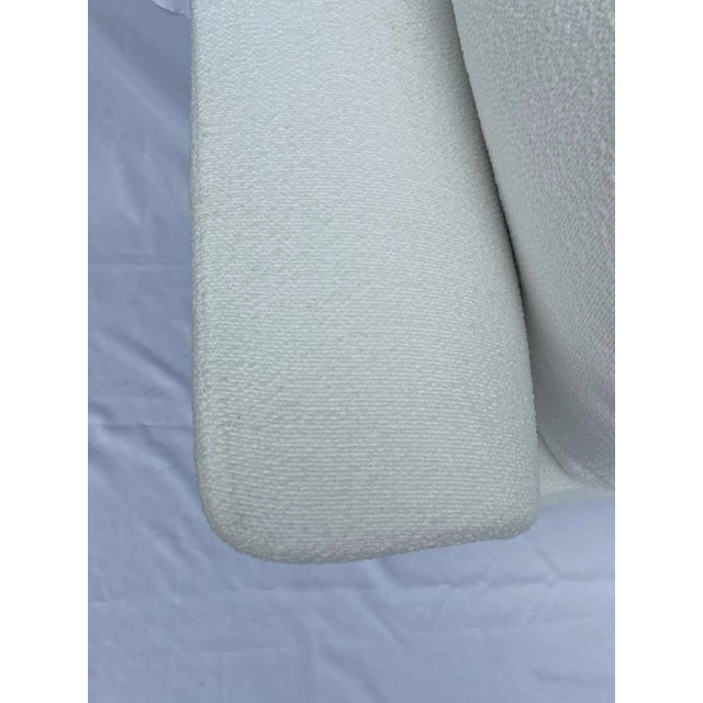 Reupholstered Vintage White Sofa For Sale - Image 11 of 13