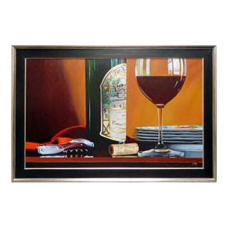 Thomas Stiltz "Without a Car"e Original Art Painting on Canvas Custom New Framed For Sale