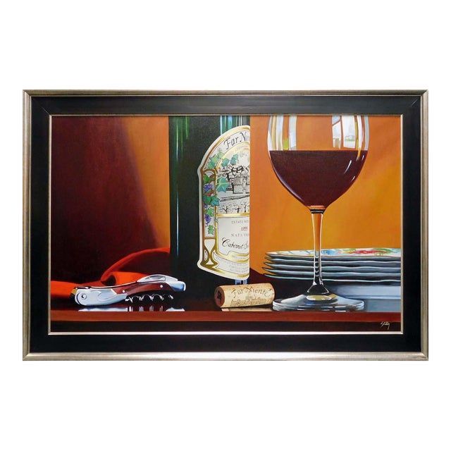 Thomas Stiltz "Without a Car"e Original Art Painting on Canvas Custom New Framed For Sale
