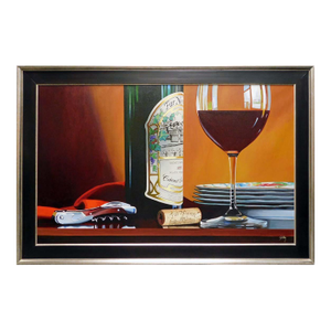 Thomas Stiltz "Without a Car"e Original Art Painting on Canvas Custom New Framed