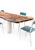 Brutalist Parota Wooden Dining Table by Deevie Vermetten for Fermetti For Sale - Image 4 of 8
