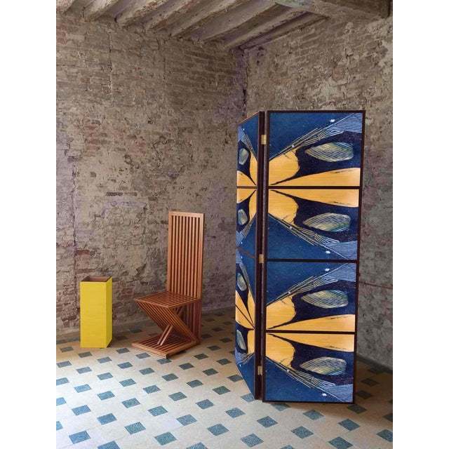 Plinto Giallo Umbrella Stand by Pietro Meccani for Meccani Design For Sale - Image 4 of 5