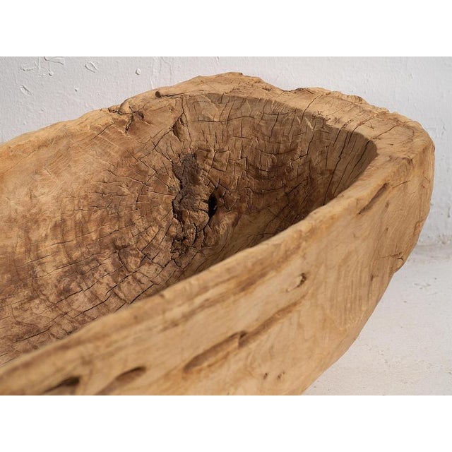 Wood Primitive Wood Tray, 1900s For Sale - Image 7 of 15
