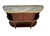 French French Mahogany Buffet With Marble Top and Brass Gallery For Sale - Image 3 of 17