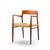 Niels Moller Model 57 Mid Century Danish Teak and Rope Captains Dining Chairs - Pair For Sale In Chicago - Image 6 of 13