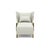 Its shapely silhouette features a high, winged tight back and generously extended seat, offering an inviting retreat for...