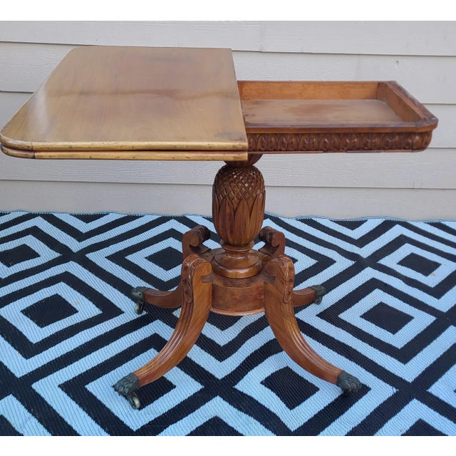 19th Century Antique Tea Table or Games Table For Sale - Image 4 of 13