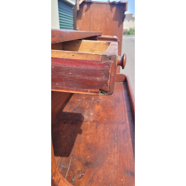 Early 19th Century American Pine Drysink For Sale - Image 9 of 15