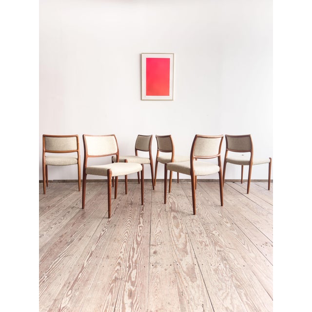 Dining Room Chairs by Niels O. Møller, Set of 6 For Sale - Image 14 of 14