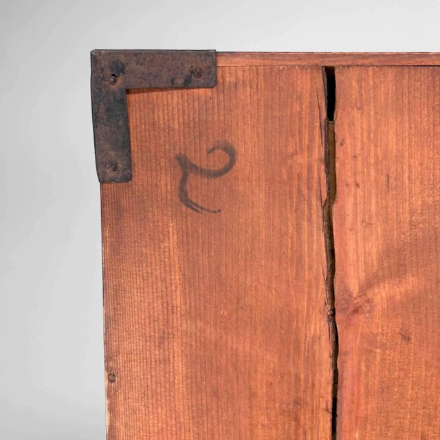 Beige Japanese Traditional Tansu Storage Chest, 1890s For Sale - Image 8 of 11