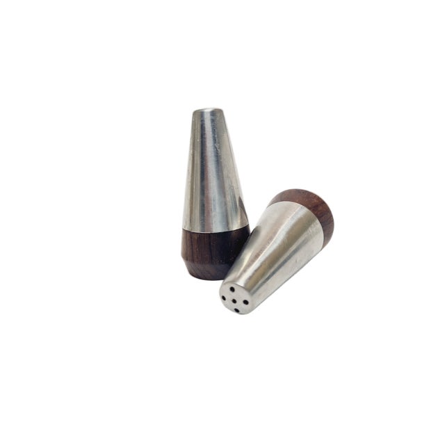 Postmodern Salt and Pepper Holder from A&B, Denmark, 1950s, Set of 2 For Sale - Image 6 of 9