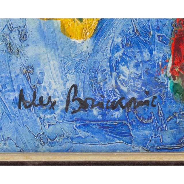 Wood Oil on Board Painting by Alex "Boz" Bozickovic For Sale - Image 7 of 8